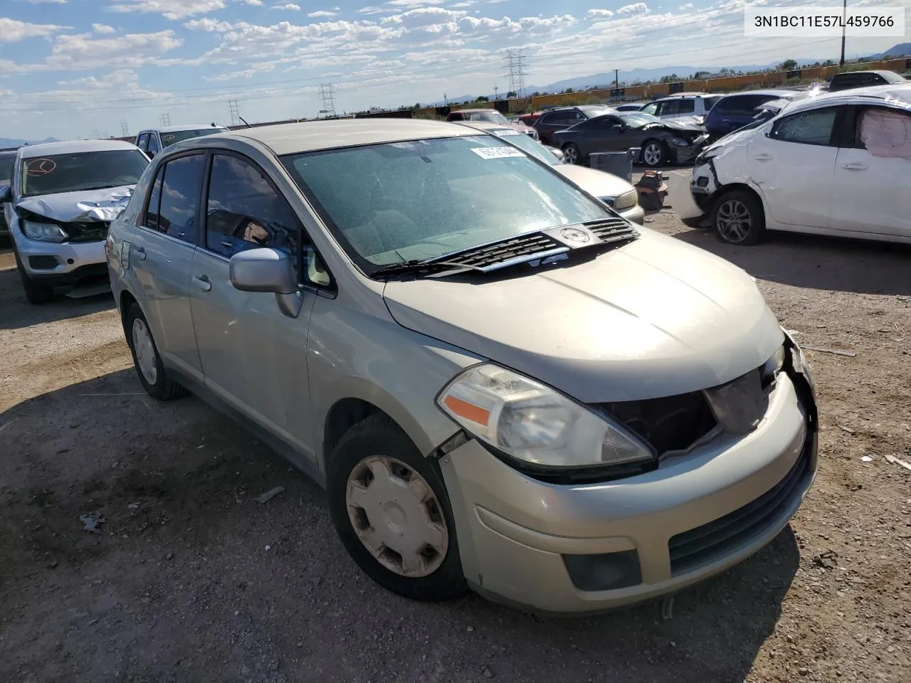 2007 Nissan Versa S VIN: 3N1BC11E57L459766 Lot: 69724344