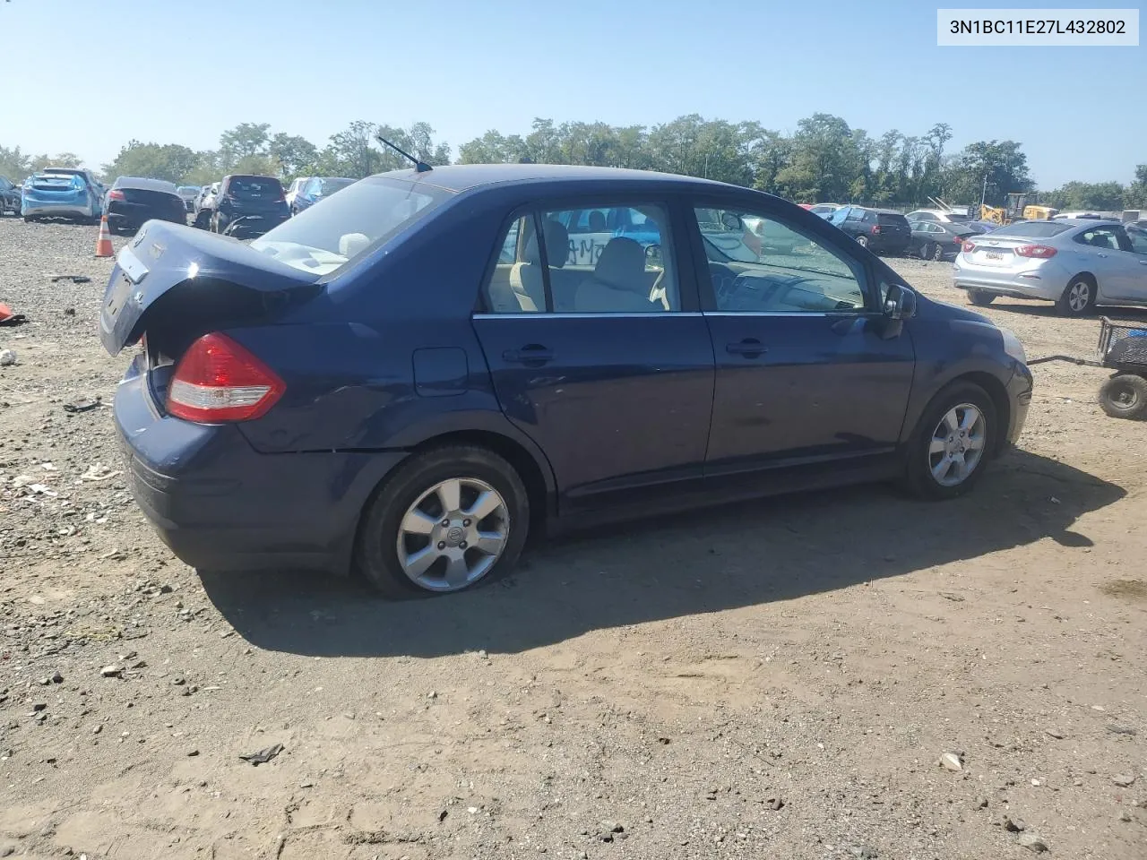 3N1BC11E27L432802 2007 Nissan Versa S