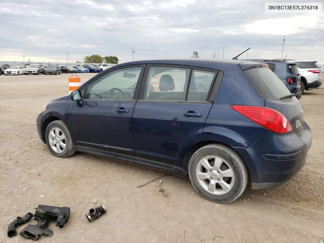 2007 Nissan Versa S VIN: 3N1BC13E57L376318 Lot: 71350224