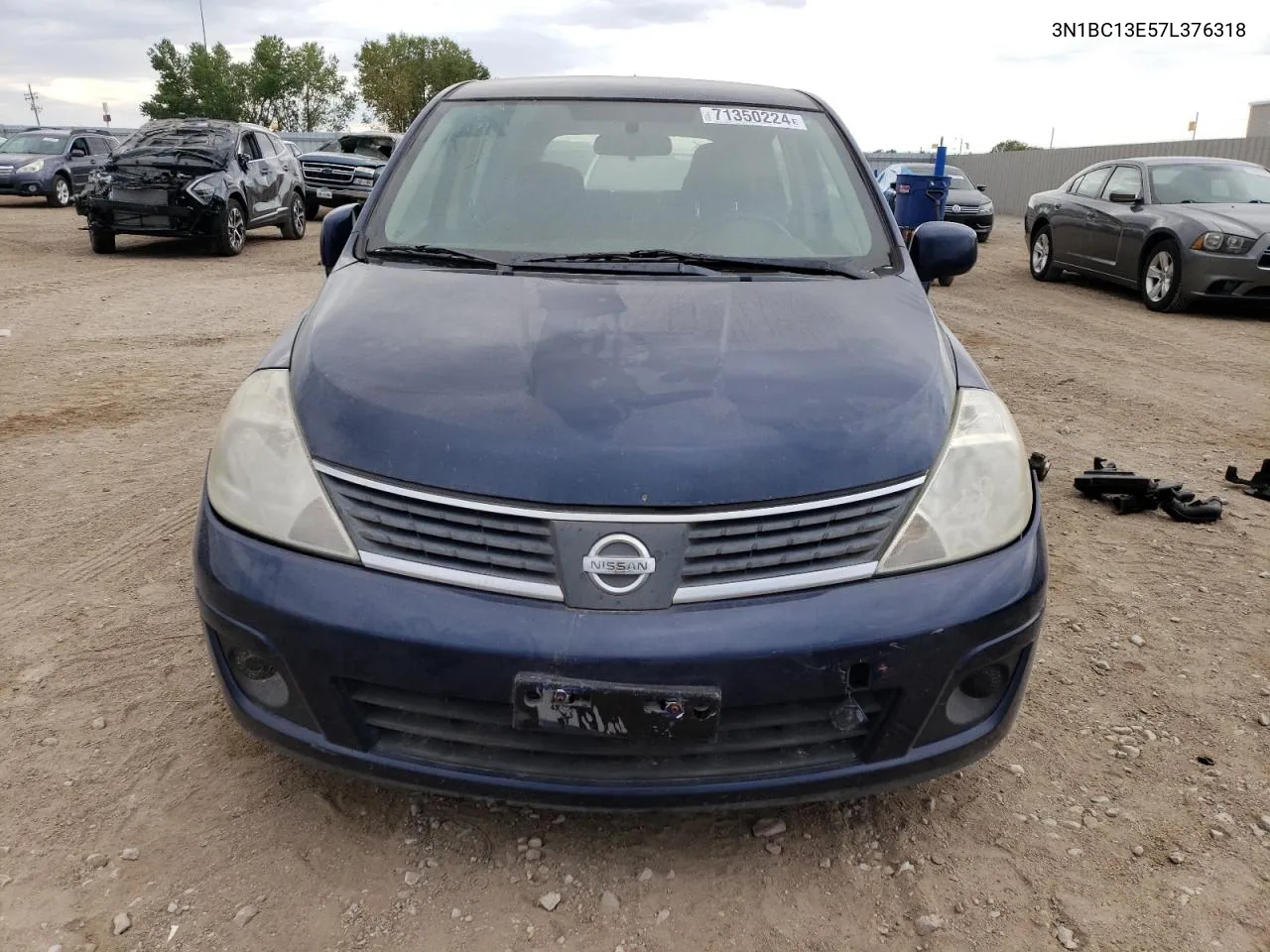 2007 Nissan Versa S VIN: 3N1BC13E57L376318 Lot: 71350224