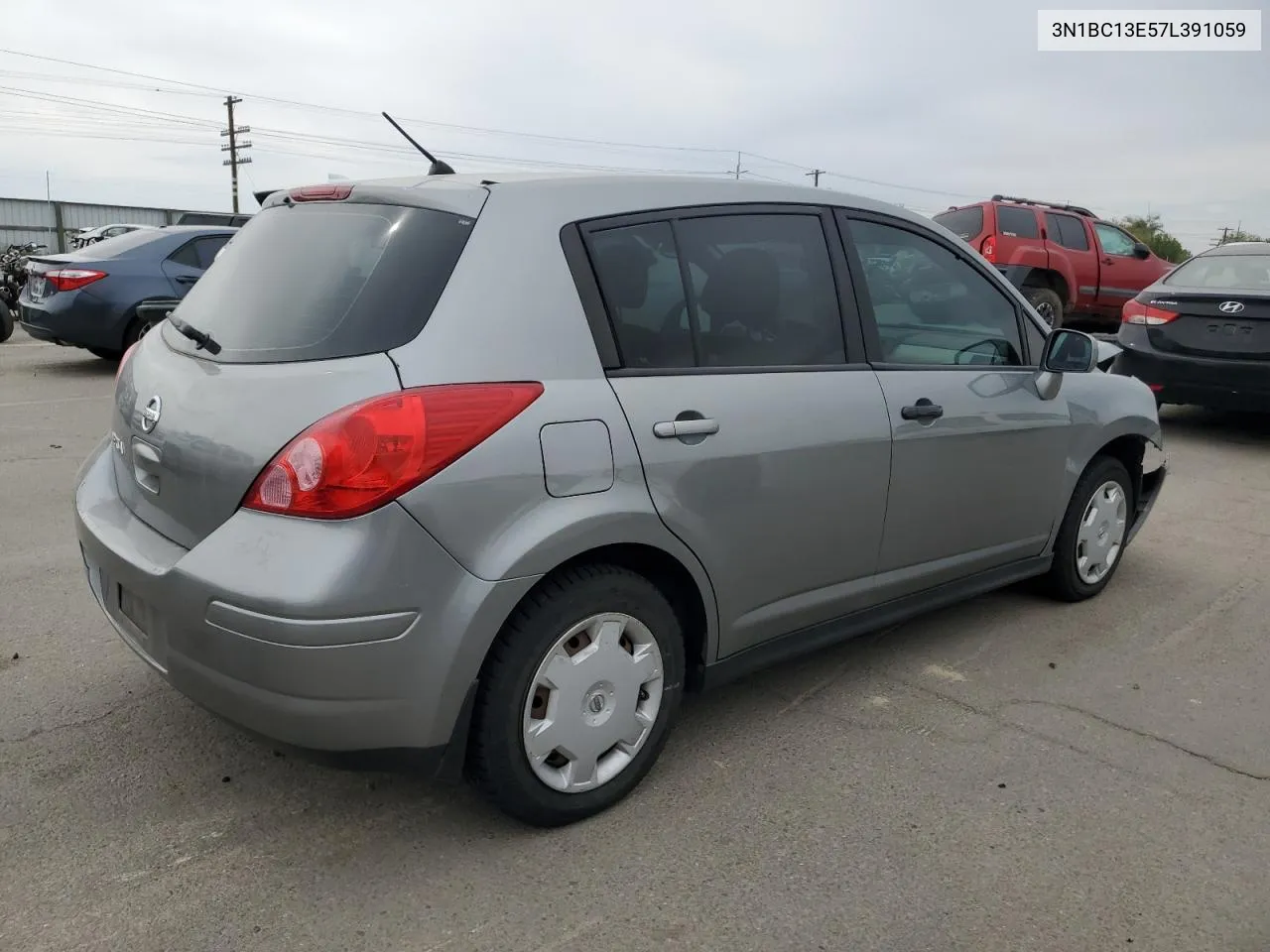 2007 Nissan Versa S VIN: 3N1BC13E57L391059 Lot: 71823824