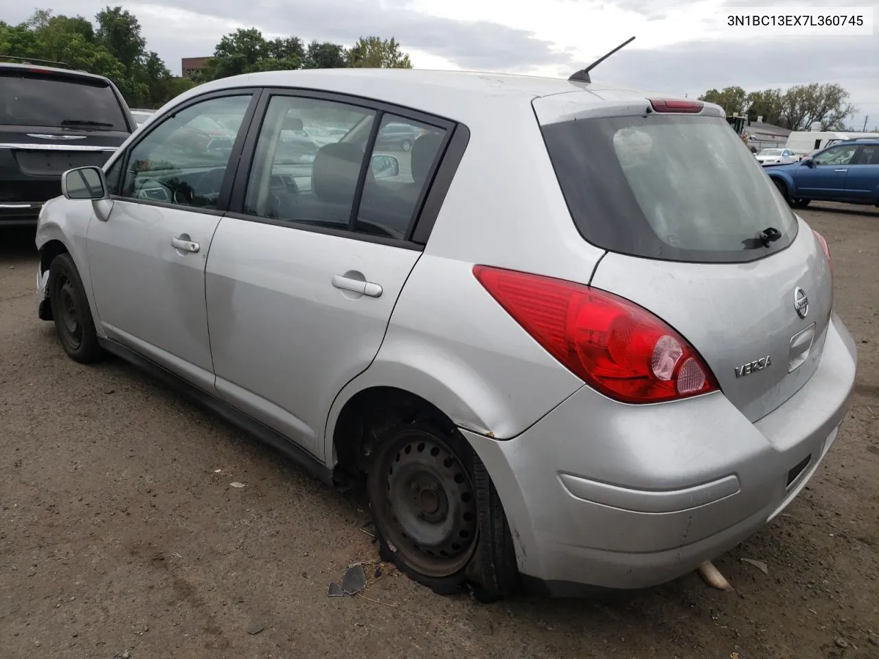 2007 Nissan Versa S VIN: 3N1BC13EX7L360745 Lot: 72511244