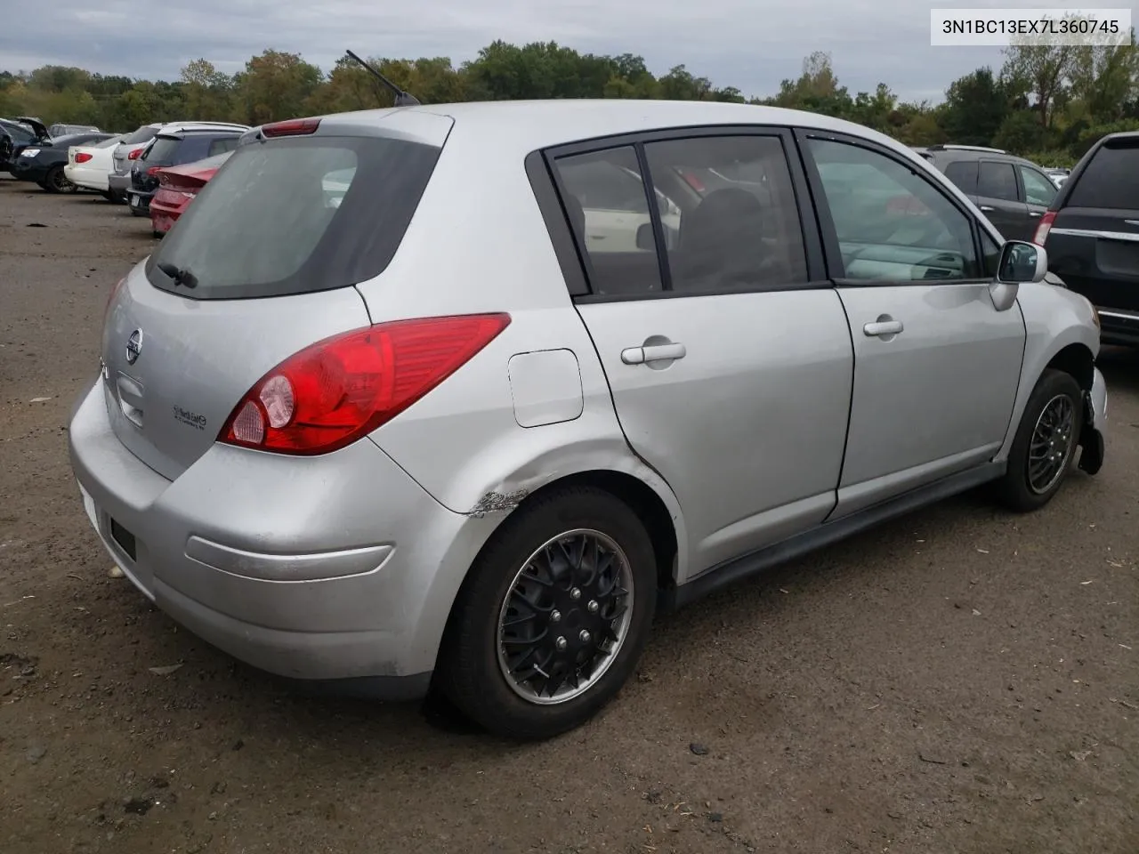 2007 Nissan Versa S VIN: 3N1BC13EX7L360745 Lot: 72511244