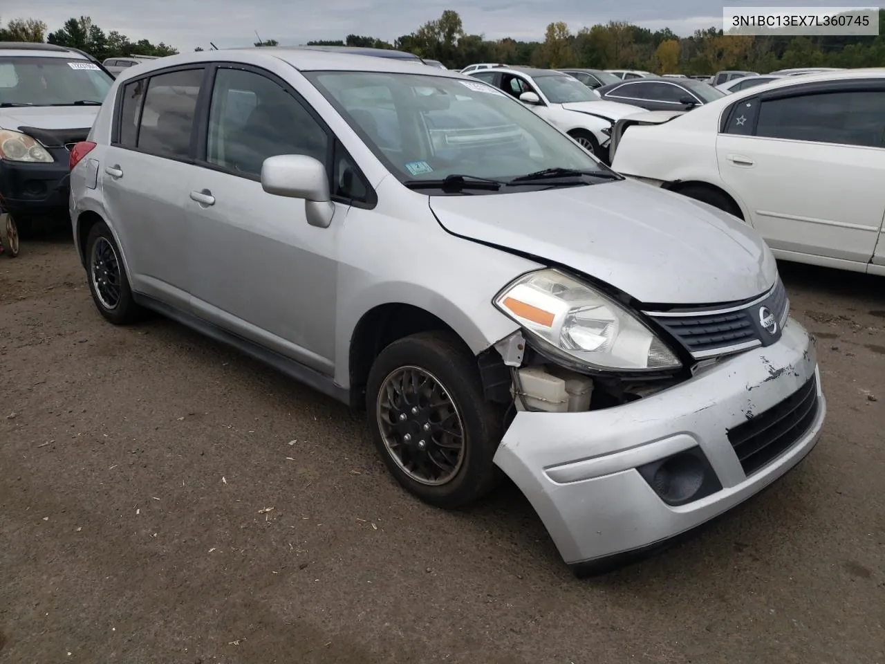 2007 Nissan Versa S VIN: 3N1BC13EX7L360745 Lot: 72511244