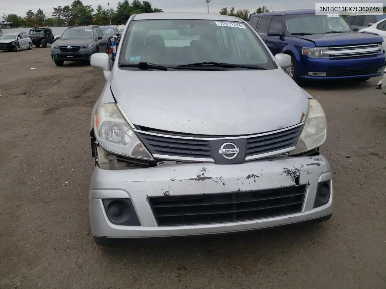 2007 Nissan Versa S VIN: 3N1BC13EX7L360745 Lot: 72511244