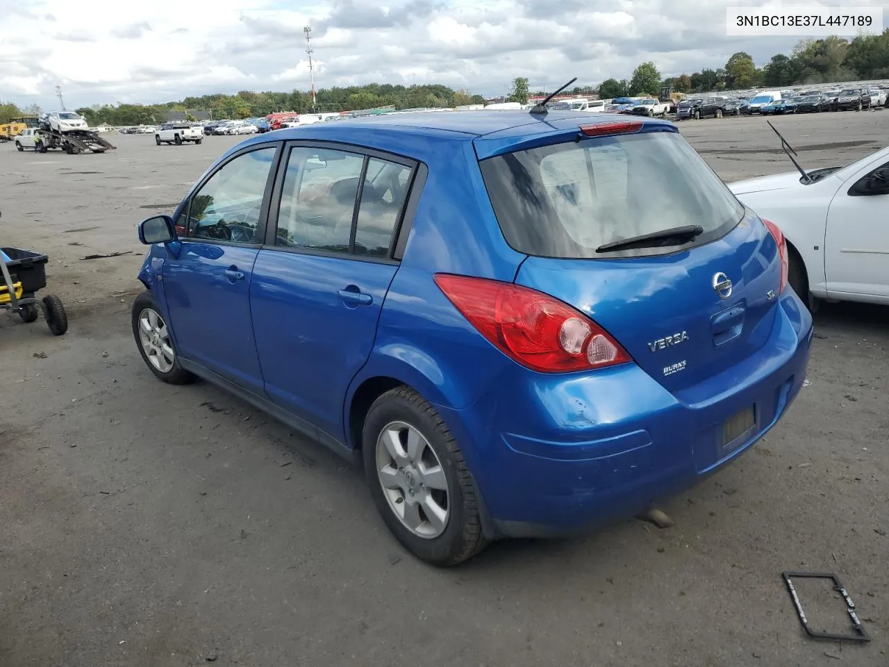 2007 Nissan Versa S VIN: 3N1BC13E37L447189 Lot: 73304054