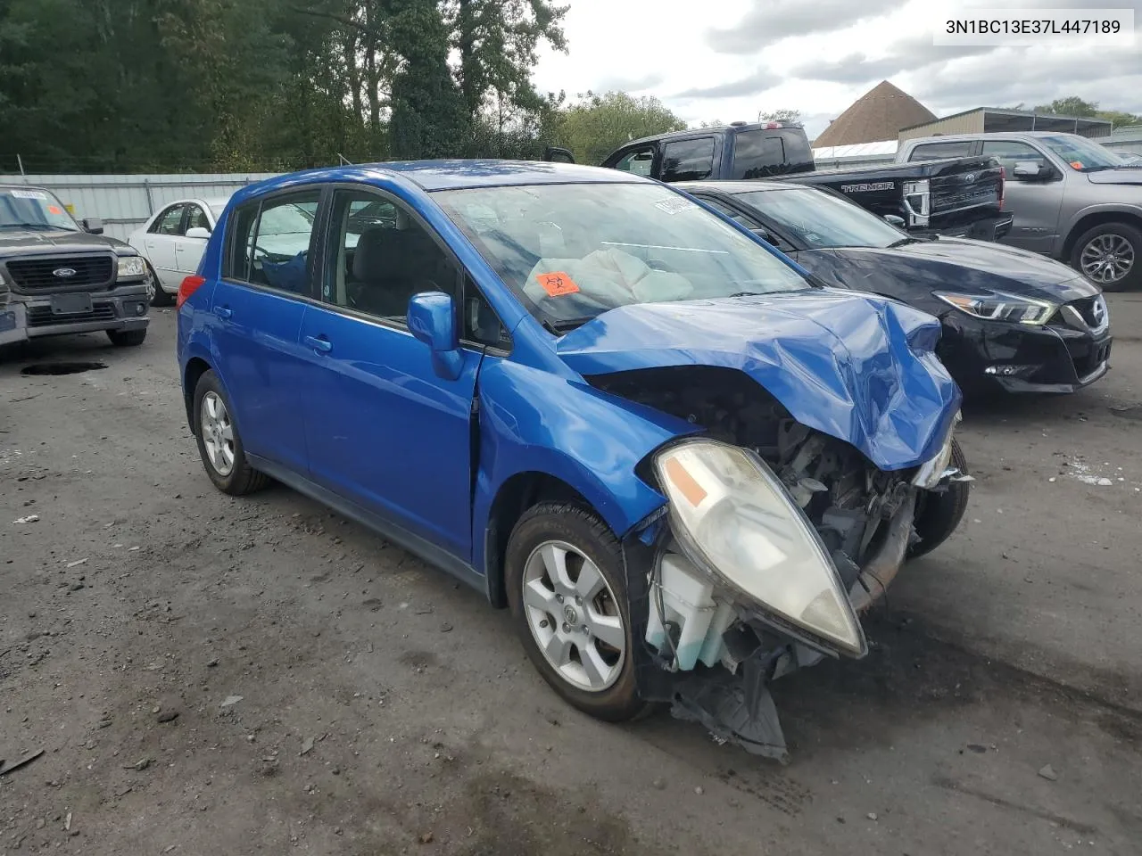 2007 Nissan Versa S VIN: 3N1BC13E37L447189 Lot: 73304054