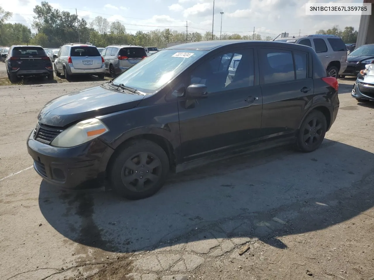 2007 Nissan Versa S VIN: 3N1BC13E67L359785 Lot: 73317404