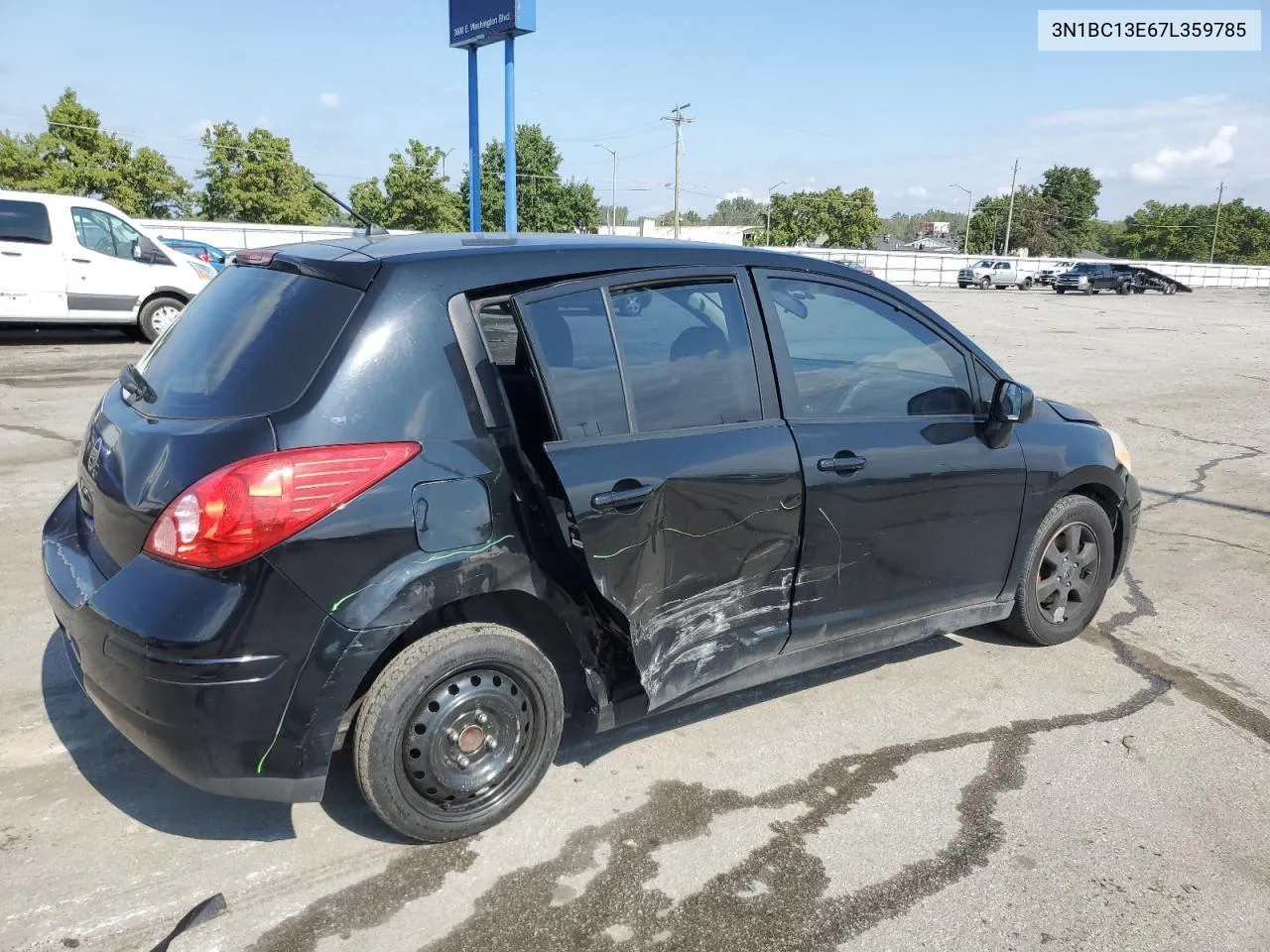 2007 Nissan Versa S VIN: 3N1BC13E67L359785 Lot: 73317404