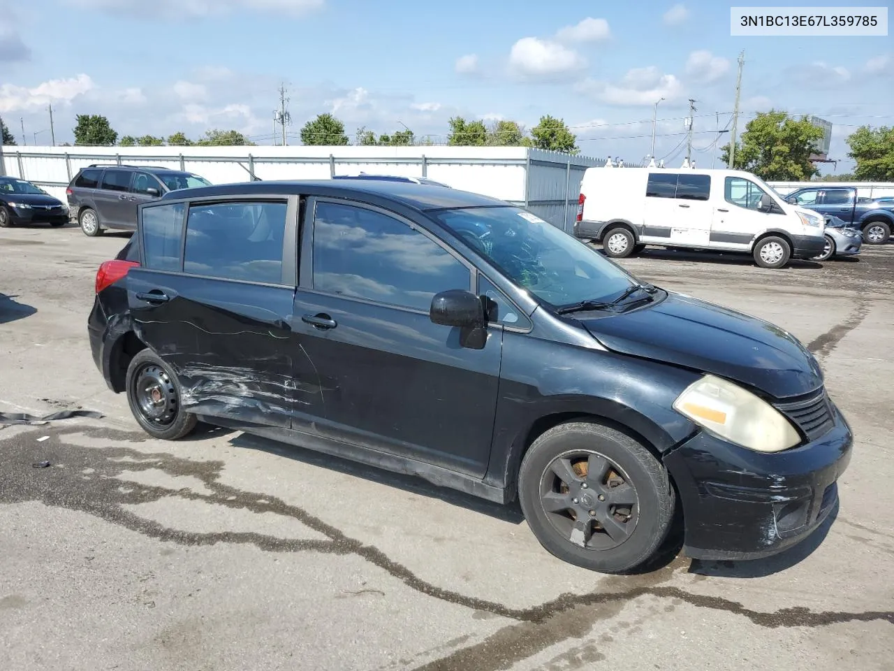 2007 Nissan Versa S VIN: 3N1BC13E67L359785 Lot: 73317404