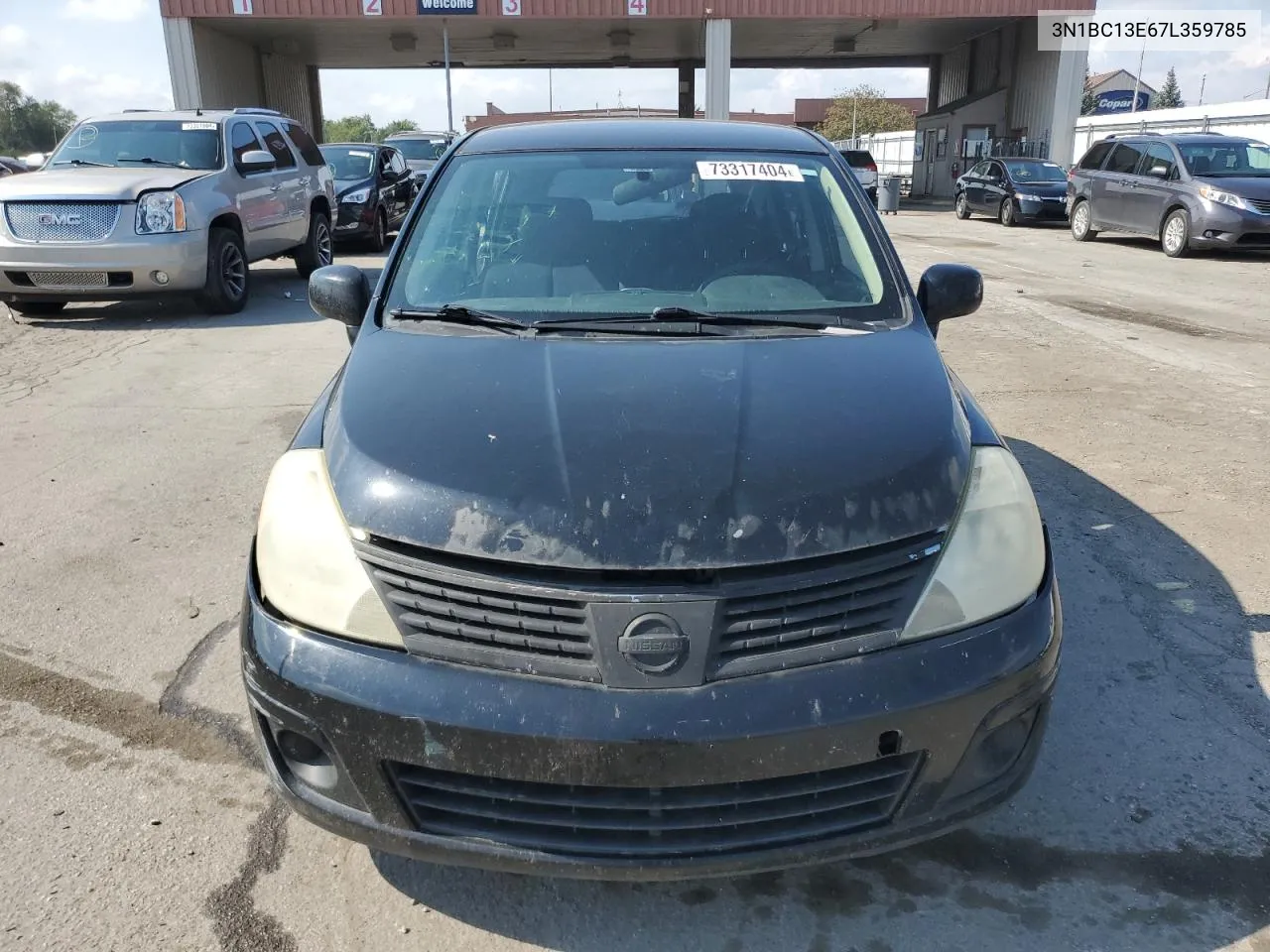 2007 Nissan Versa S VIN: 3N1BC13E67L359785 Lot: 73317404