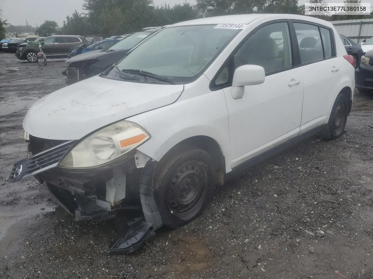 2007 Nissan Versa S VIN: 3N1BC13E77L380158 Lot: 73528144