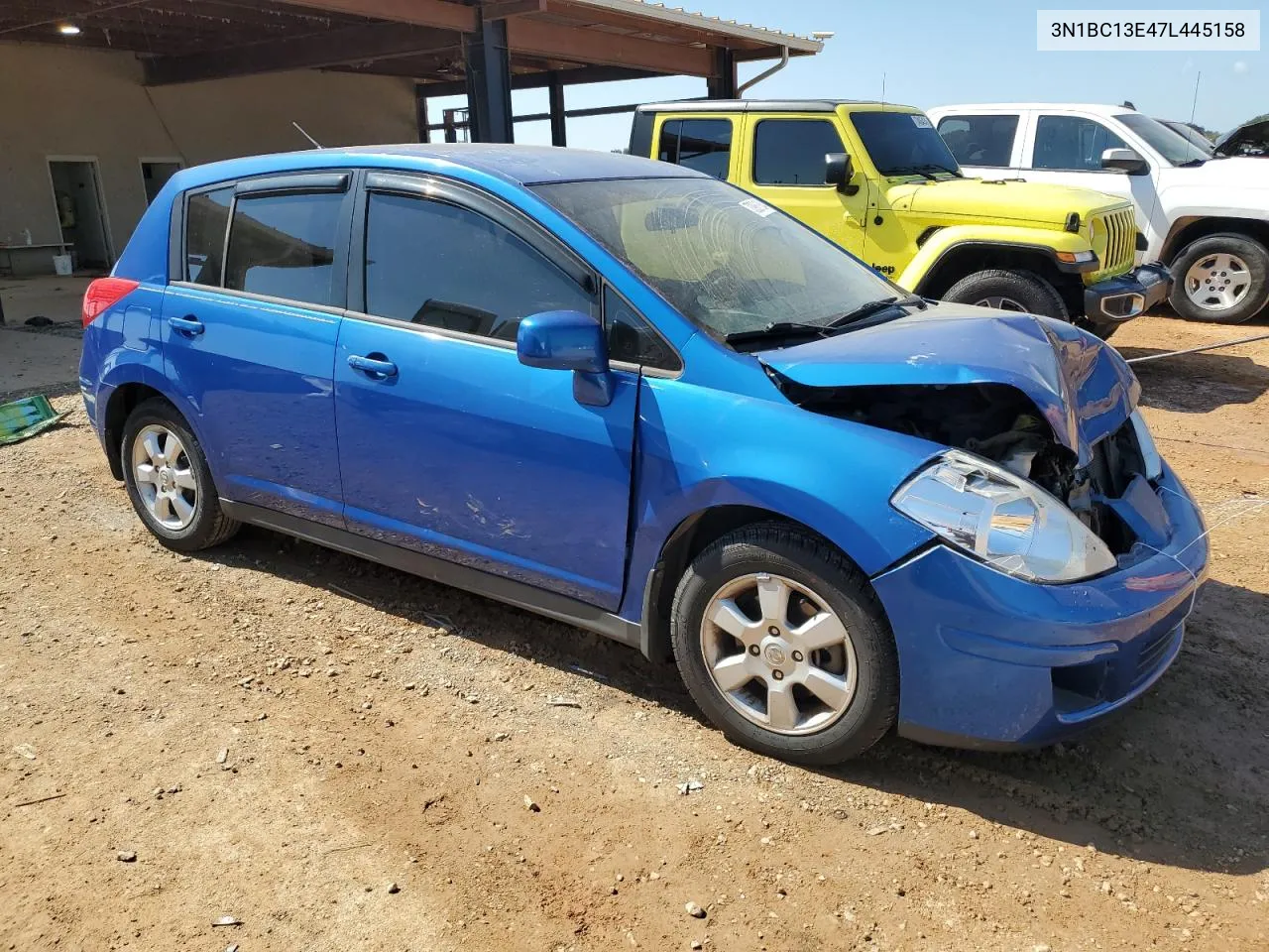 2007 Nissan Versa S VIN: 3N1BC13E47L445158 Lot: 73961834