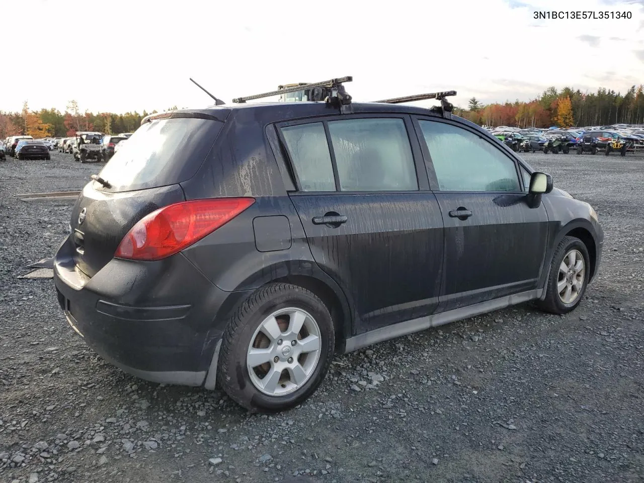 2007 Nissan Versa S VIN: 3N1BC13E57L351340 Lot: 75280454