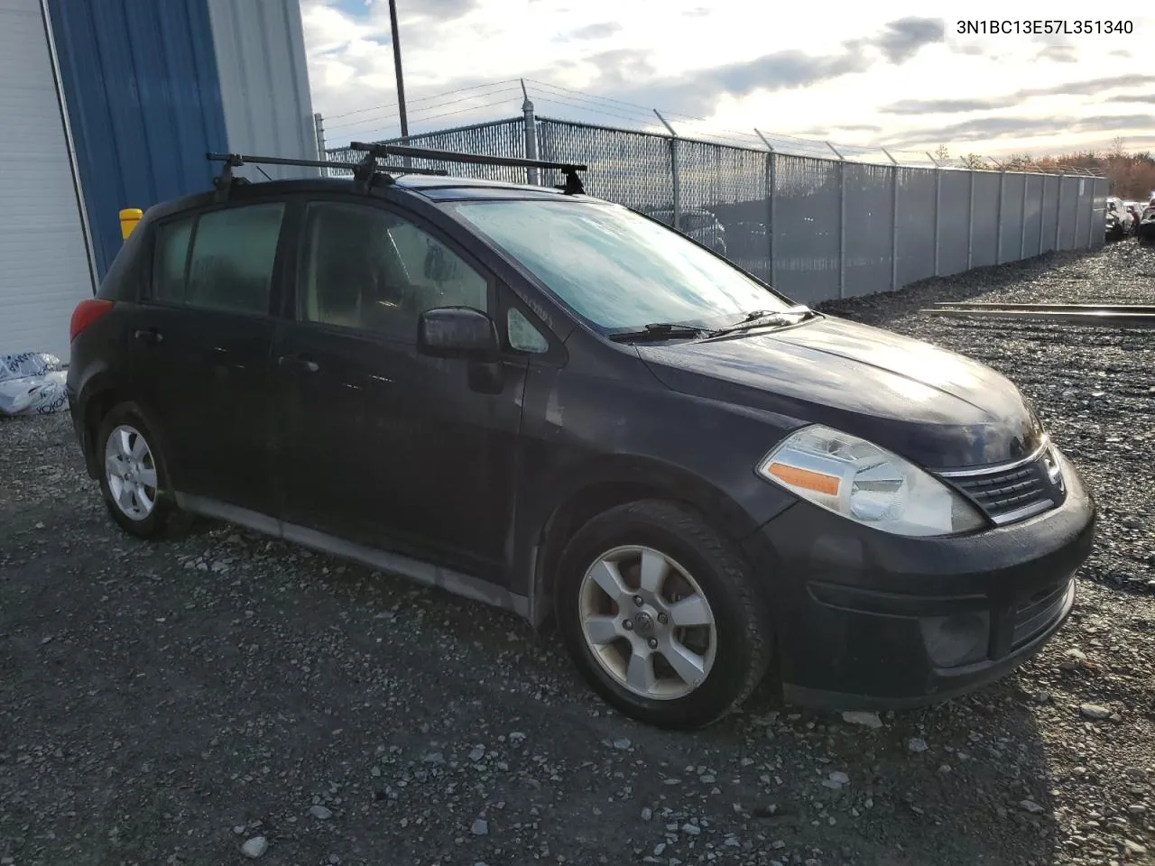 2007 Nissan Versa S VIN: 3N1BC13E57L351340 Lot: 75280454