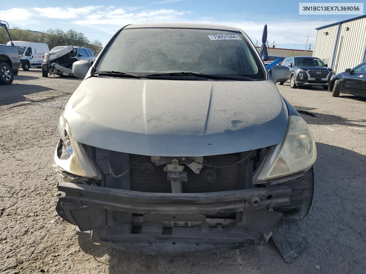 2007 Nissan Versa S VIN: 3N1BC13EX7L369056 Lot: 75651344