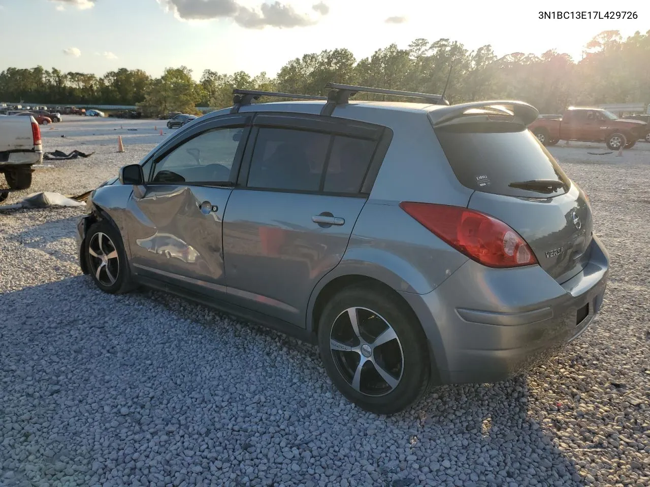 2007 Nissan Versa S VIN: 3N1BC13E17L429726 Lot: 76203374