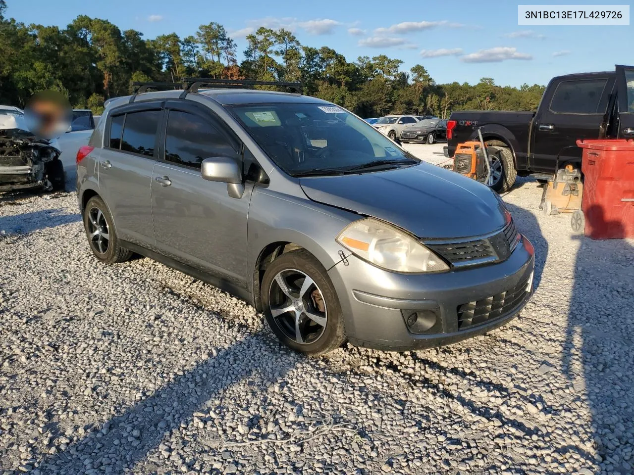 2007 Nissan Versa S VIN: 3N1BC13E17L429726 Lot: 76203374