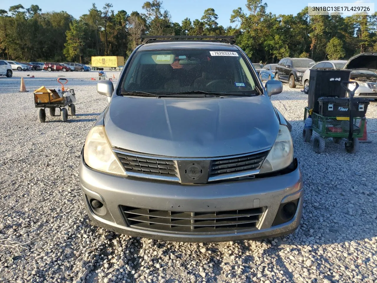 2007 Nissan Versa S VIN: 3N1BC13E17L429726 Lot: 76203374