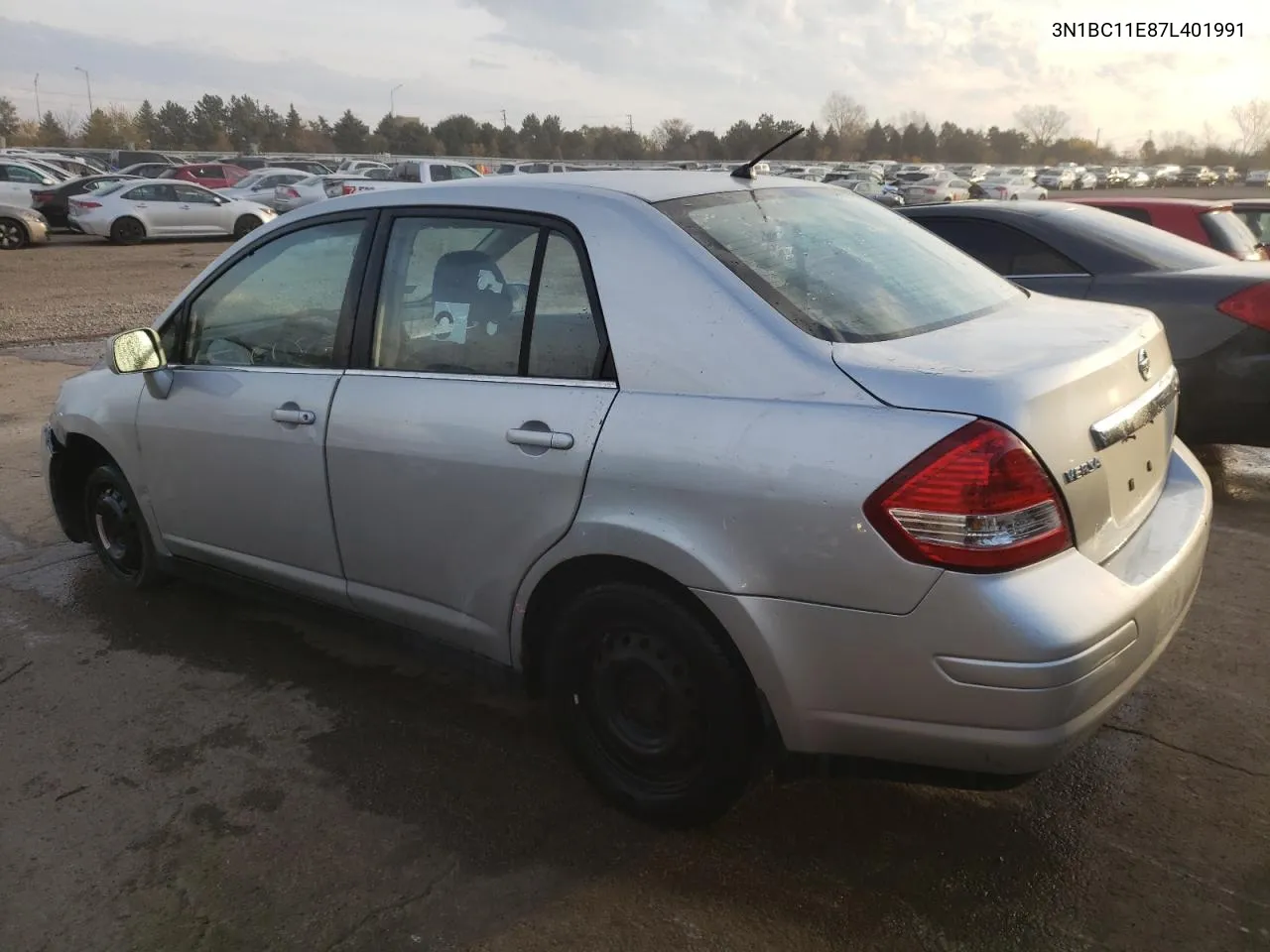 2007 Nissan Versa S VIN: 3N1BC11E87L401991 Lot: 77654614