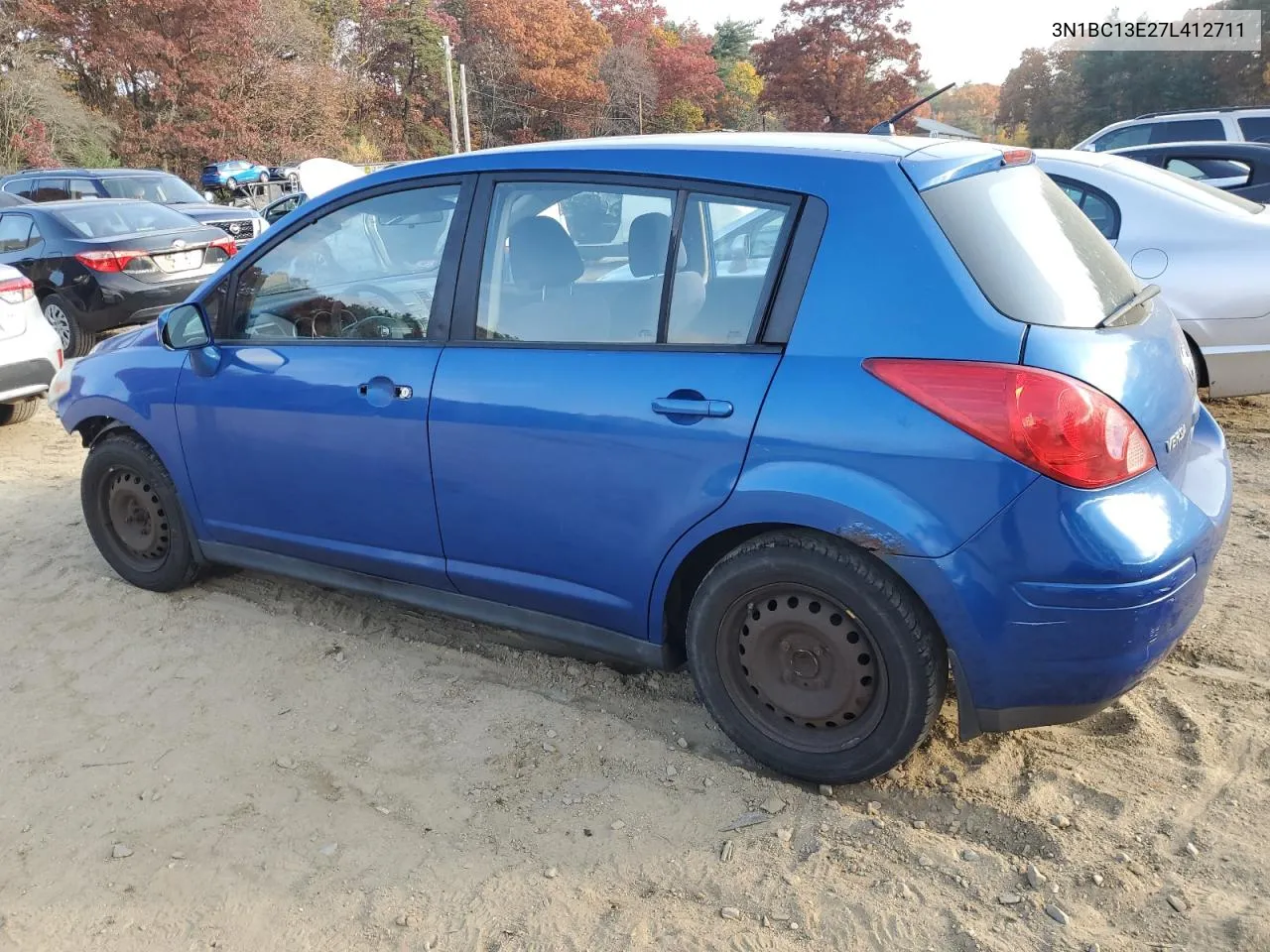 2007 Nissan Versa S VIN: 3N1BC13E27L412711 Lot: 77835044