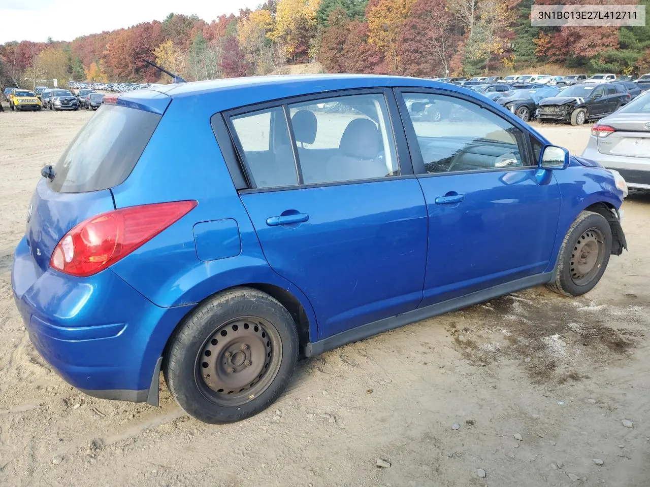 2007 Nissan Versa S VIN: 3N1BC13E27L412711 Lot: 77835044