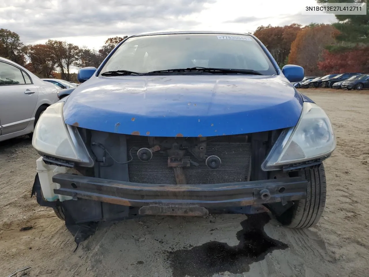 2007 Nissan Versa S VIN: 3N1BC13E27L412711 Lot: 77835044