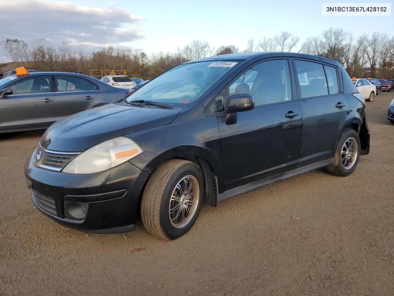 2007 Nissan Versa S VIN: 3N1BC13E67L428152 Lot: 78009944