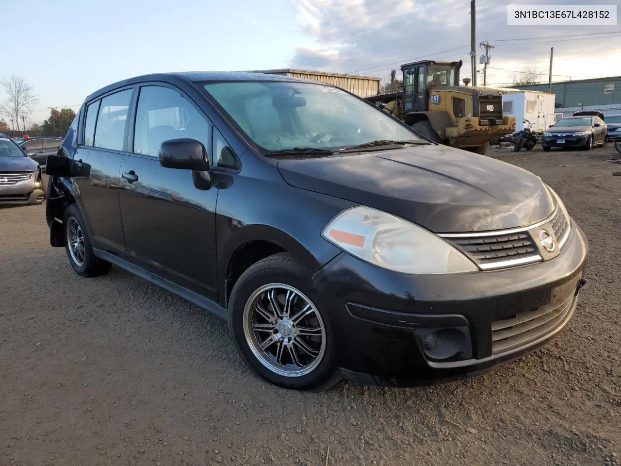 2007 Nissan Versa S VIN: 3N1BC13E67L428152 Lot: 78009944