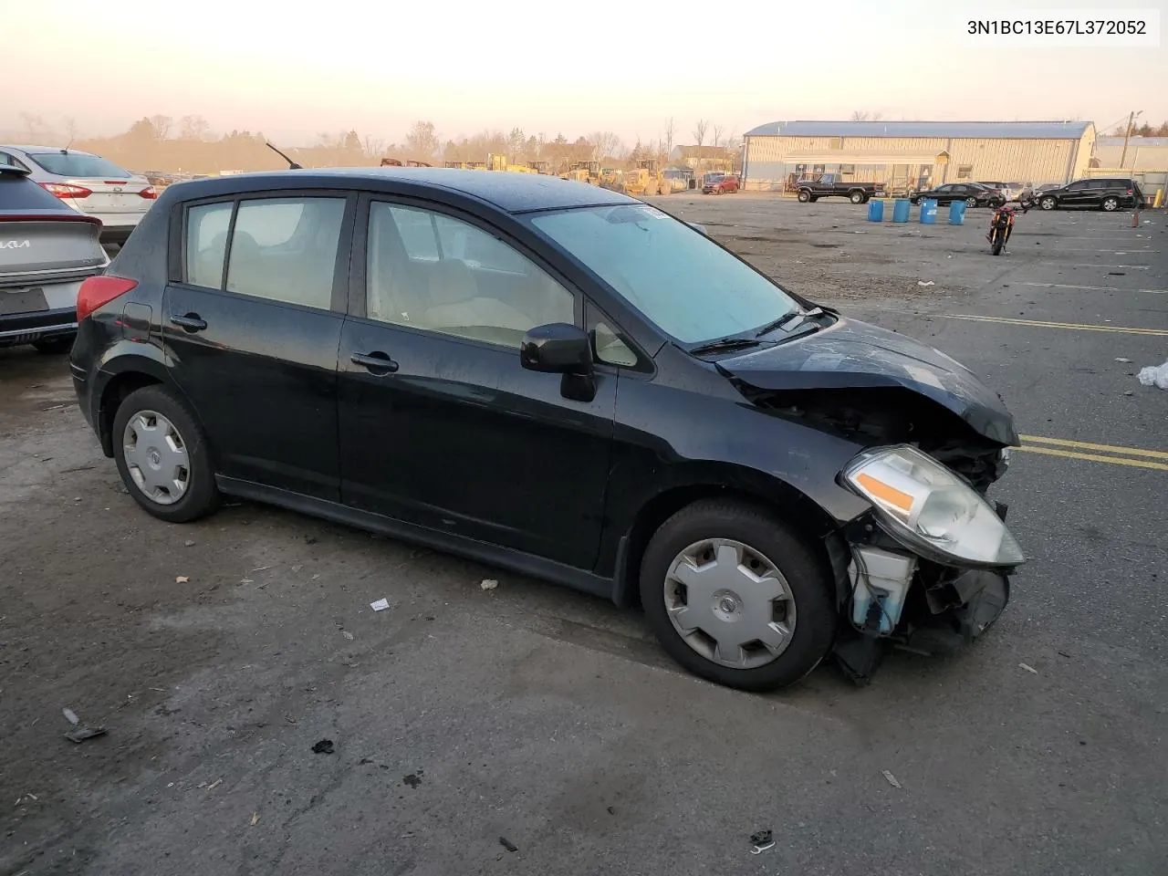 2007 Nissan Versa S VIN: 3N1BC13E67L372052 Lot: 78235844