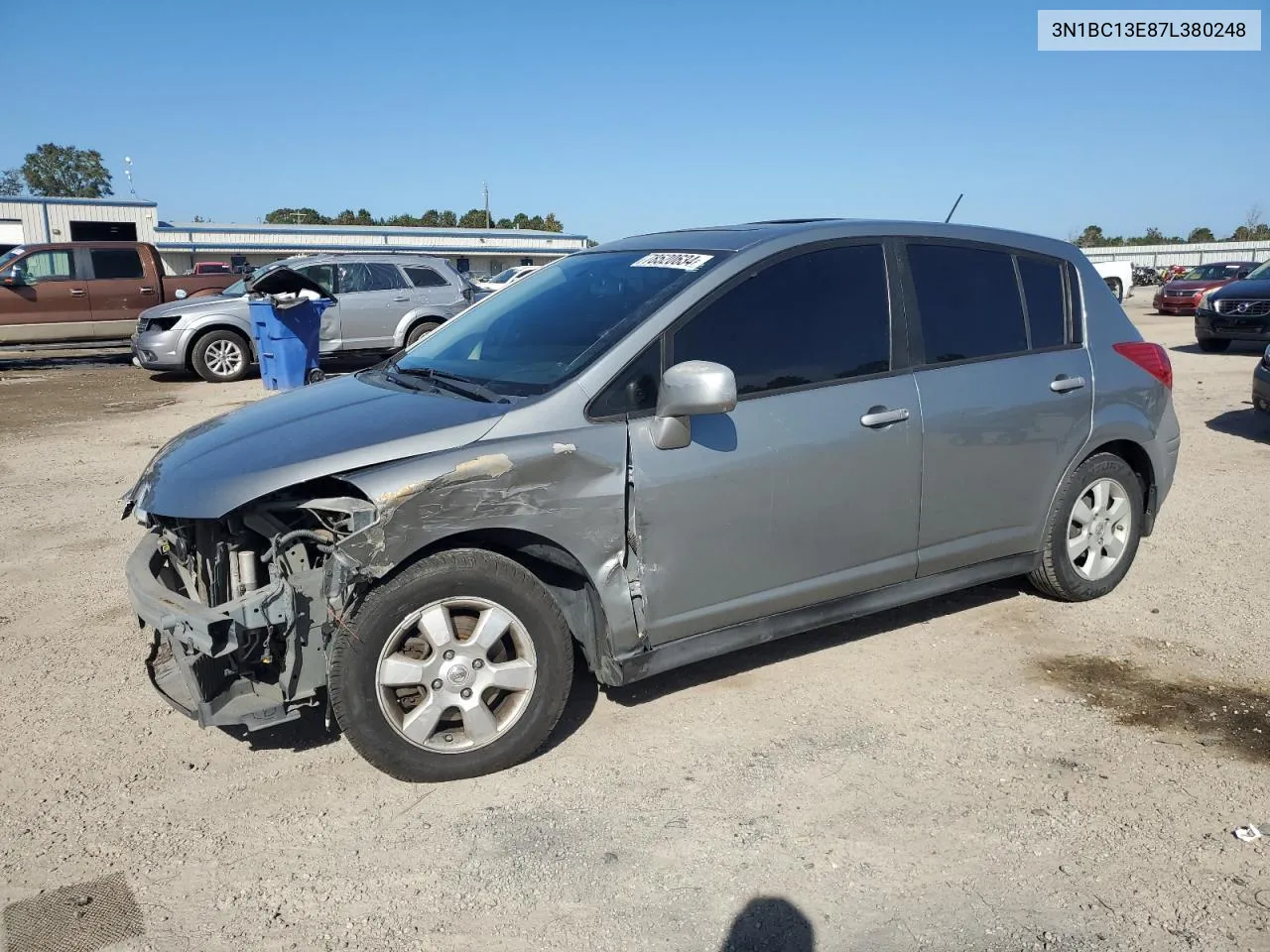 2007 Nissan Versa S VIN: 3N1BC13E87L380248 Lot: 78520634