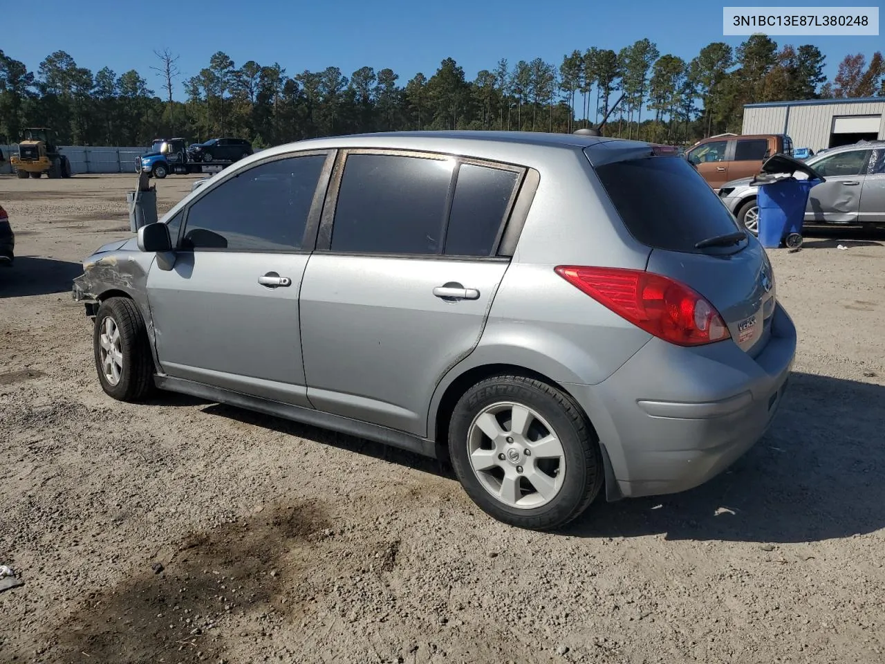 2007 Nissan Versa S VIN: 3N1BC13E87L380248 Lot: 78520634