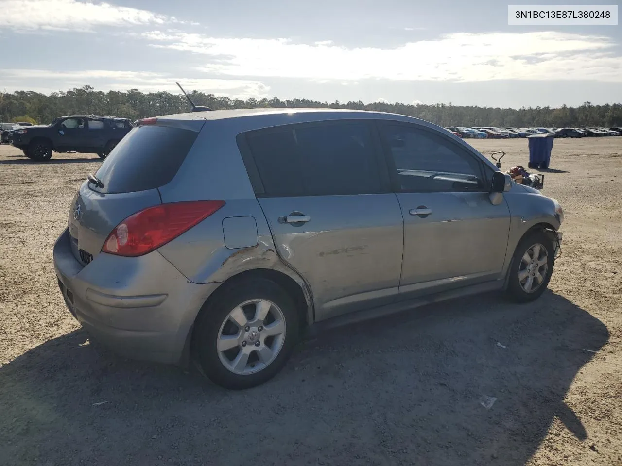 2007 Nissan Versa S VIN: 3N1BC13E87L380248 Lot: 78520634