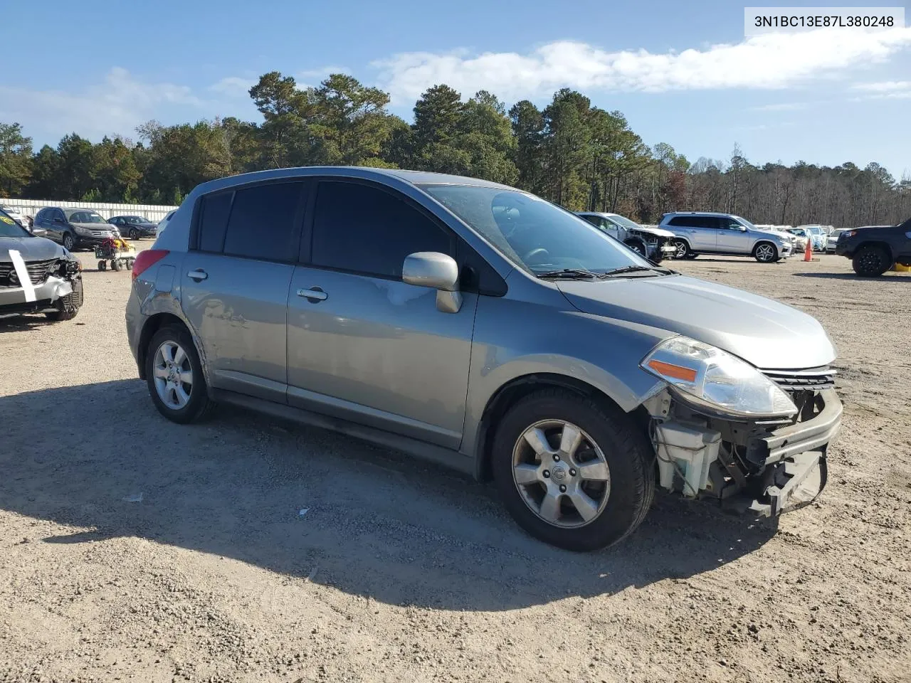 2007 Nissan Versa S VIN: 3N1BC13E87L380248 Lot: 78520634