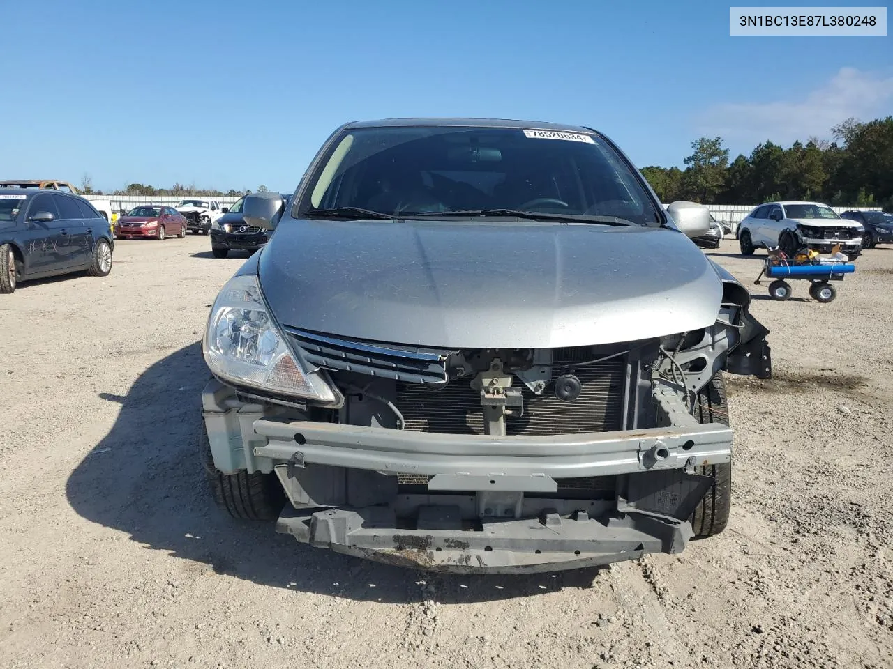 2007 Nissan Versa S VIN: 3N1BC13E87L380248 Lot: 78520634