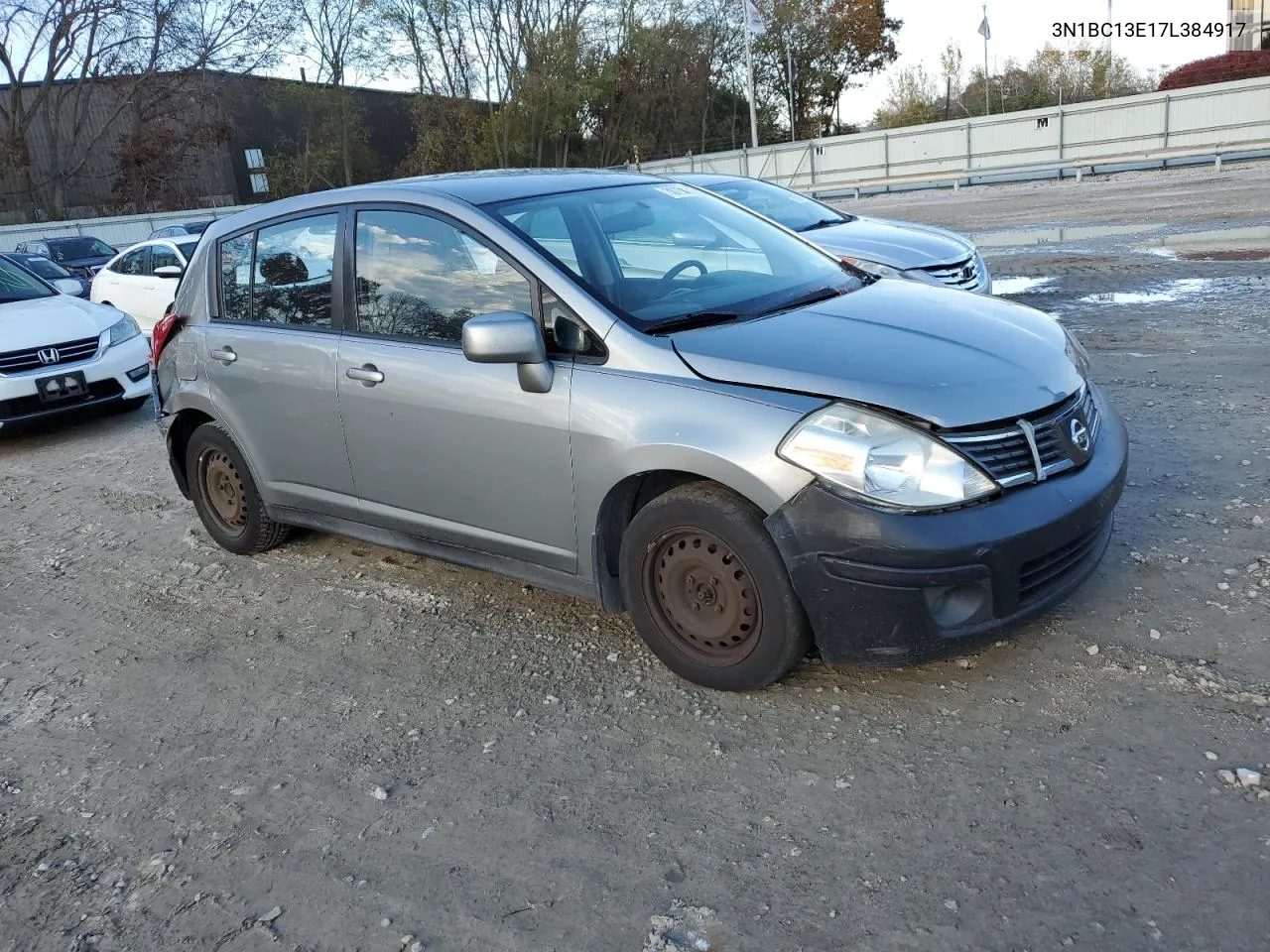 2007 Nissan Versa S VIN: 3N1BC13E17L384917 Lot: 78798204