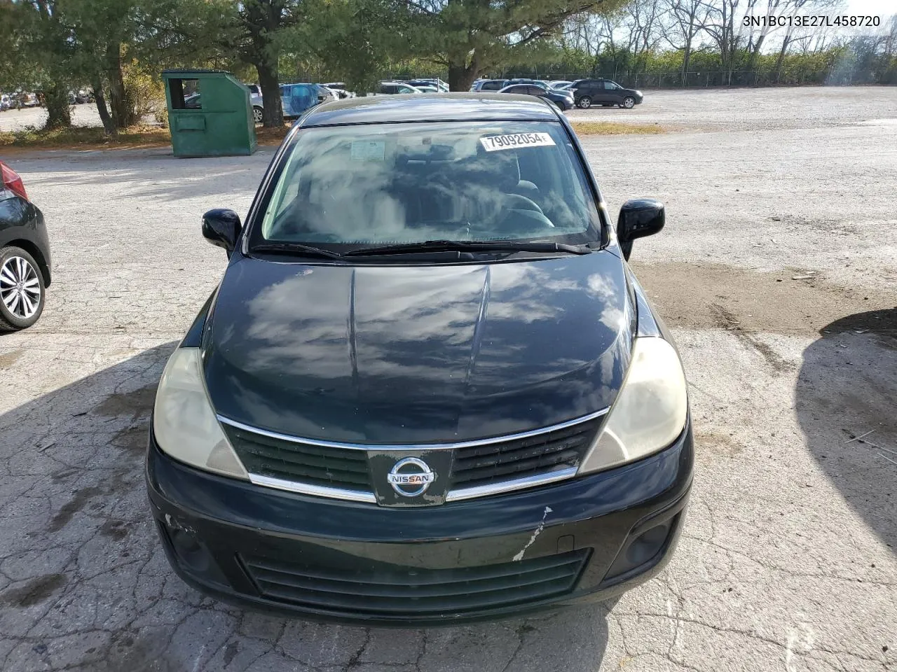 2007 Nissan Versa S VIN: 3N1BC13E27L458720 Lot: 79092054