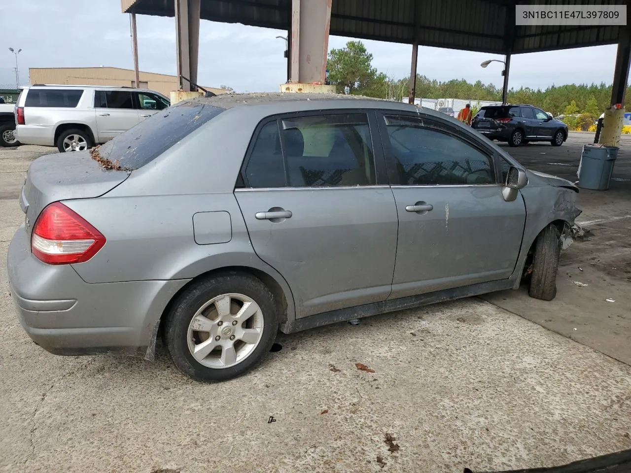 2007 Nissan Versa S VIN: 3N1BC11E47L397809 Lot: 79511824