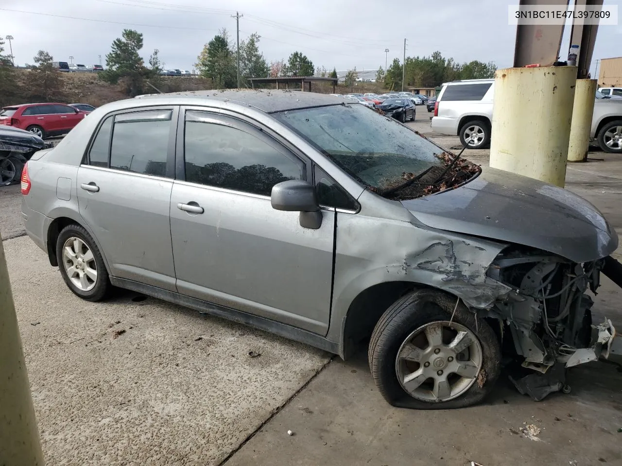 2007 Nissan Versa S VIN: 3N1BC11E47L397809 Lot: 79511824