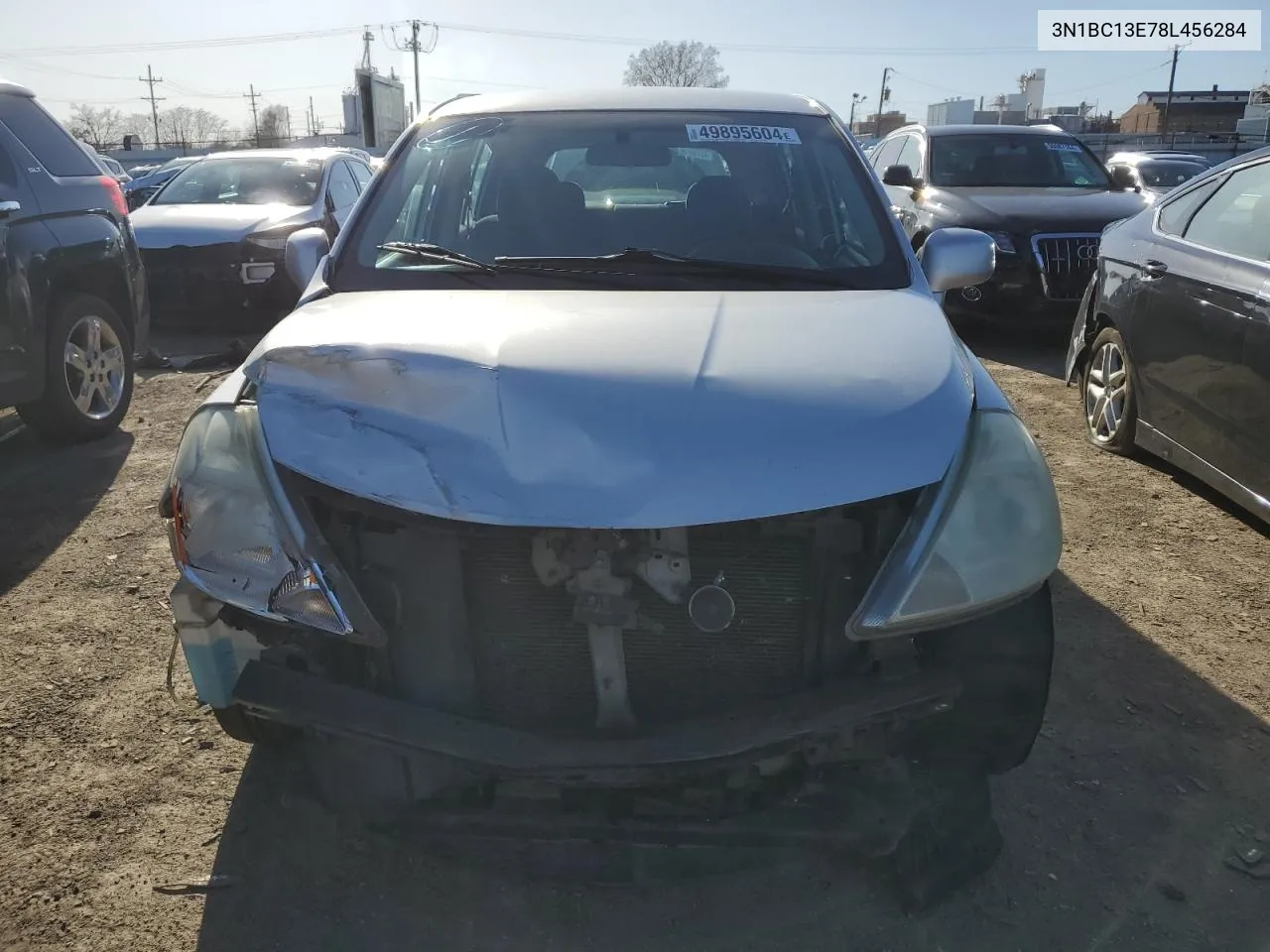 2008 Nissan Versa S VIN: 3N1BC13E78L456284 Lot: 49895604