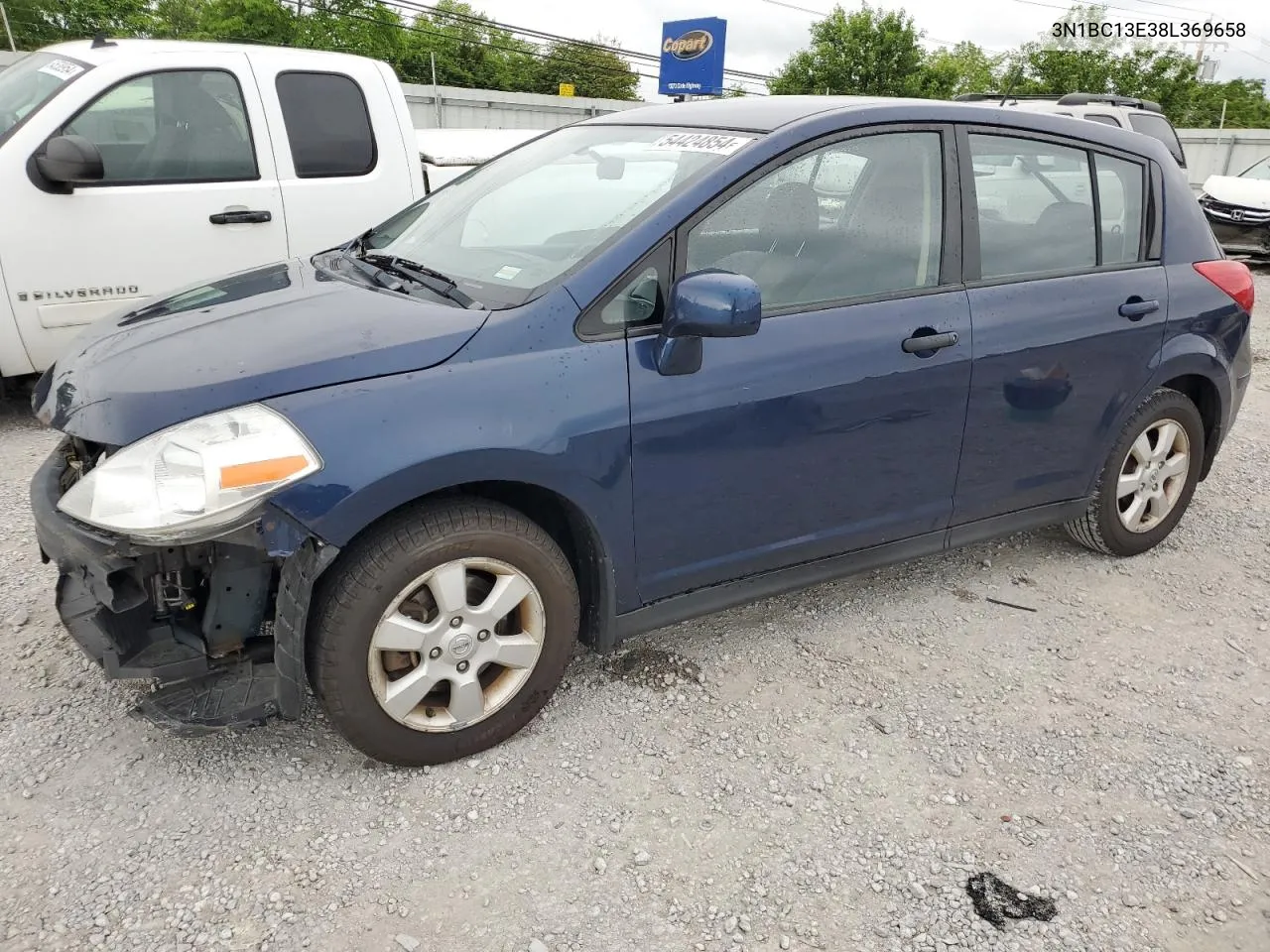 2008 Nissan Versa S VIN: 3N1BC13E38L369658 Lot: 54424854