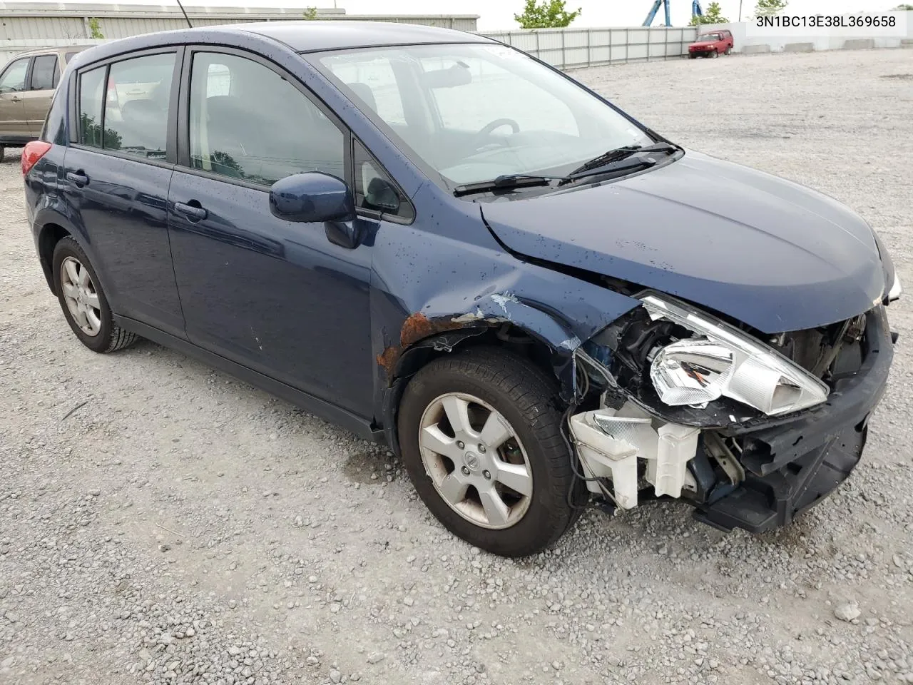 2008 Nissan Versa S VIN: 3N1BC13E38L369658 Lot: 54424854