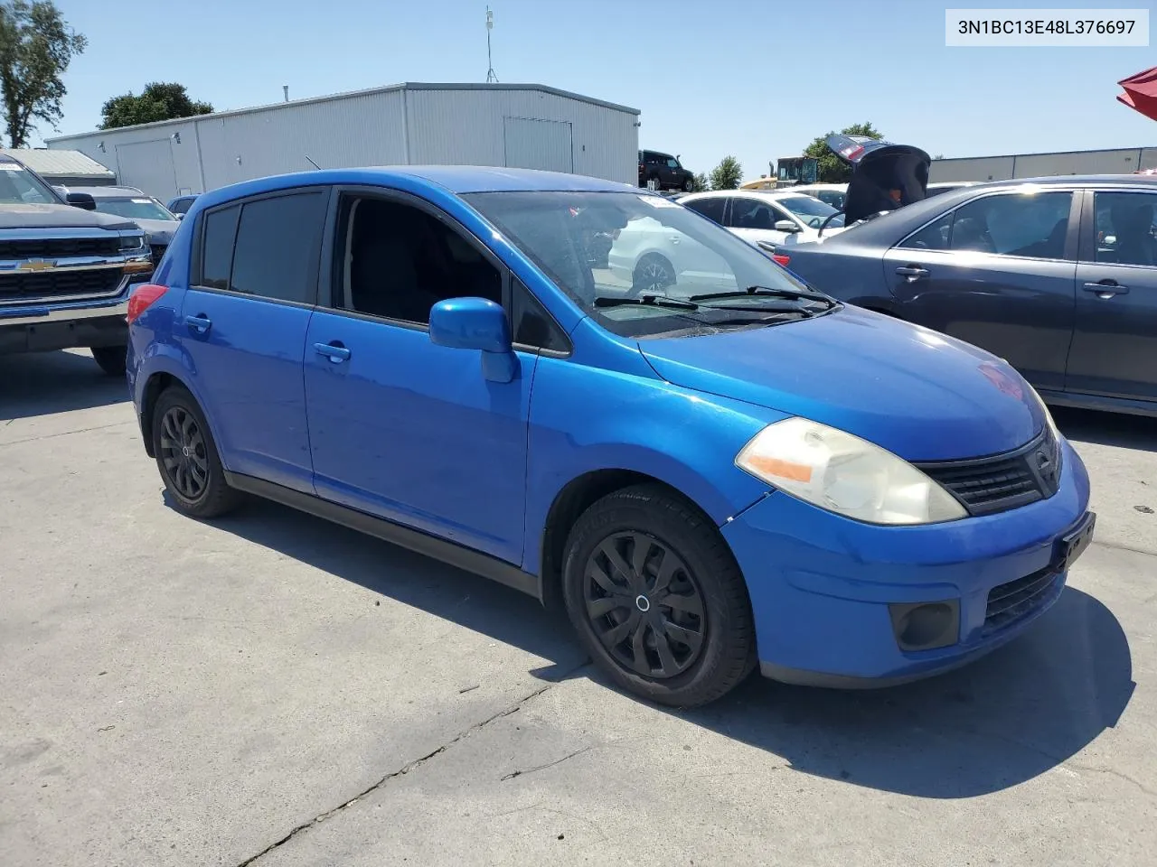 2008 Nissan Versa S VIN: 3N1BC13E48L376697 Lot: 63122804