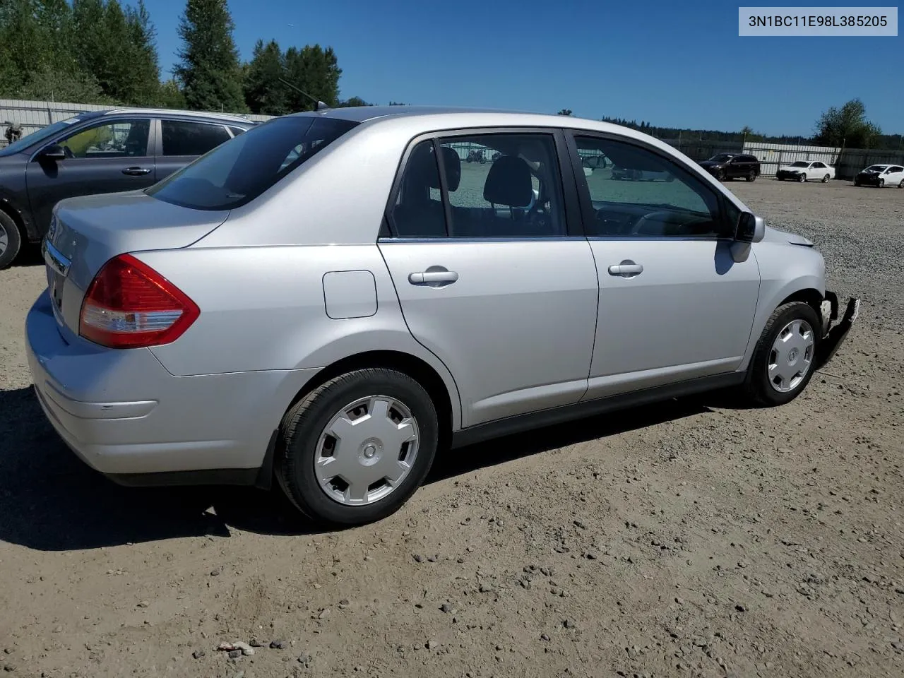 2008 Nissan Versa S VIN: 3N1BC11E98L385205 Lot: 63915174