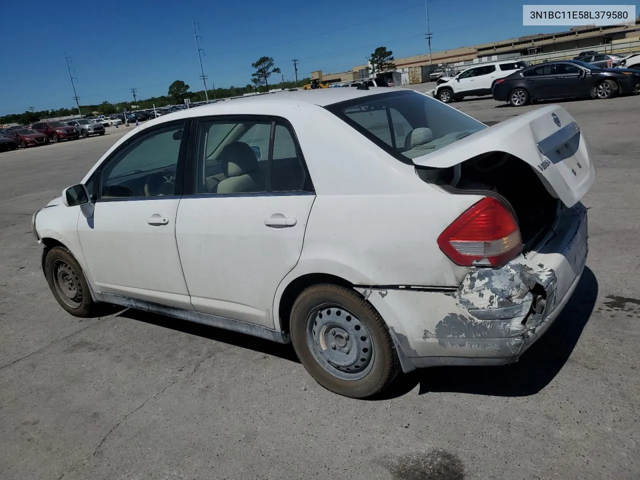 2008 Nissan Versa S VIN: 3N1BC11E58L379580 Lot: 64845834