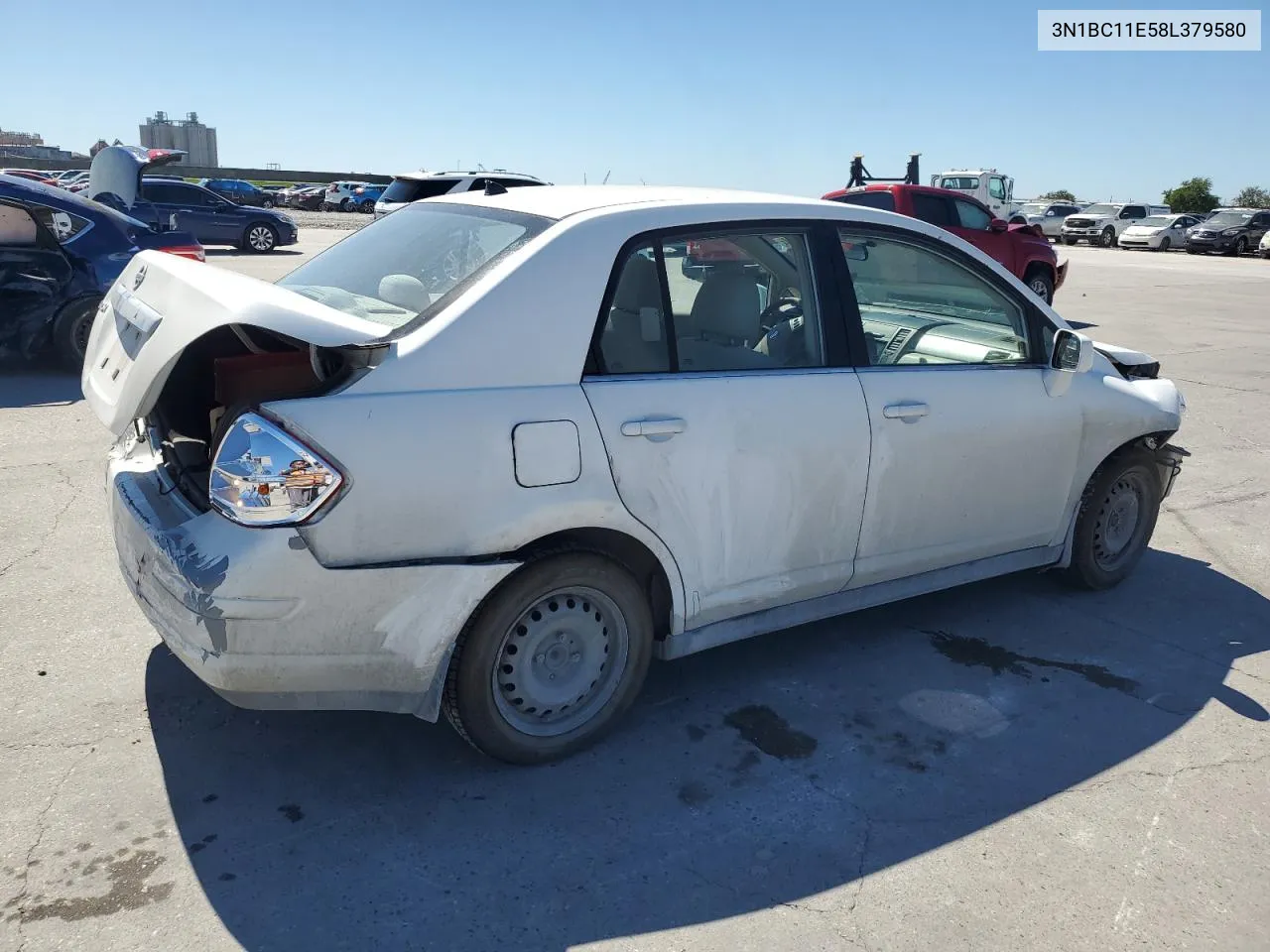 2008 Nissan Versa S VIN: 3N1BC11E58L379580 Lot: 64845834