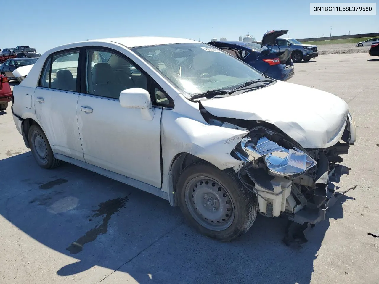 2008 Nissan Versa S VIN: 3N1BC11E58L379580 Lot: 64845834