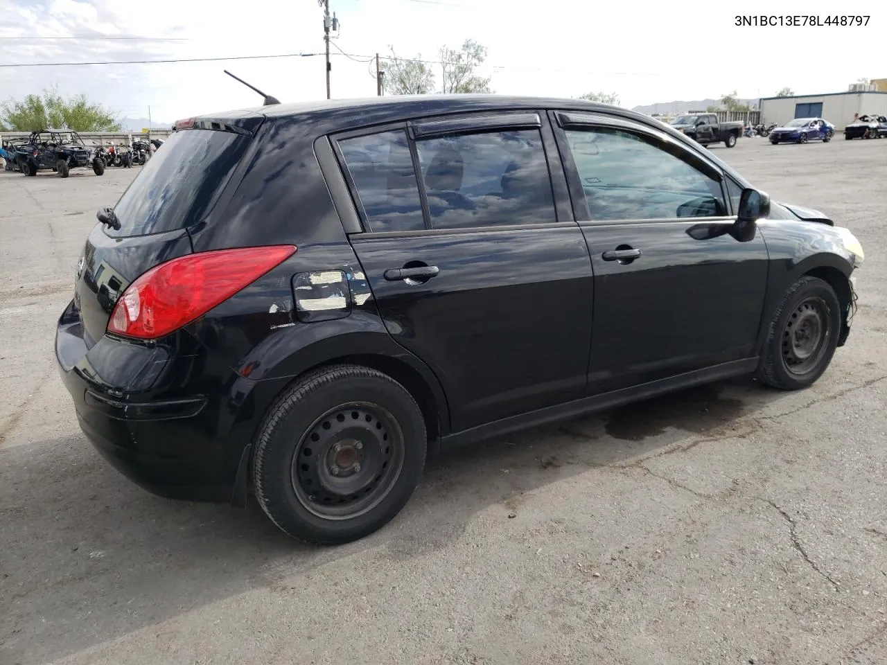 2008 Nissan Versa S VIN: 3N1BC13E78L448797 Lot: 66016784