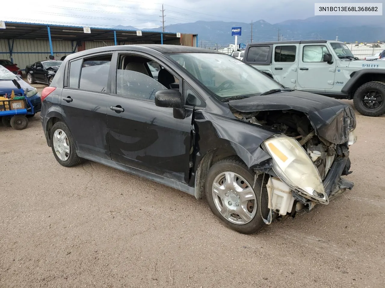 2008 Nissan Versa S VIN: 3N1BC13E68L368682 Lot: 66816954