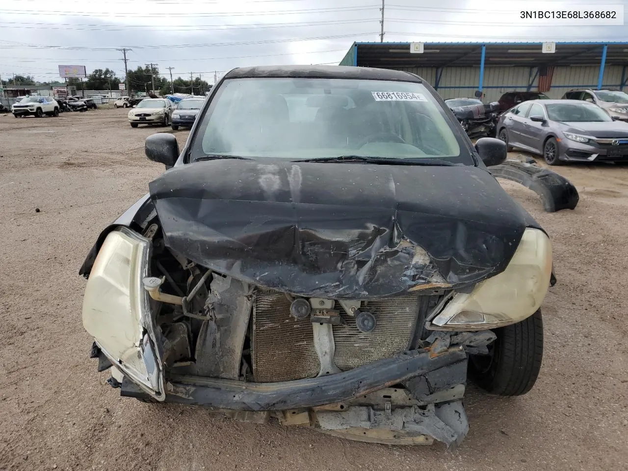 2008 Nissan Versa S VIN: 3N1BC13E68L368682 Lot: 66816954